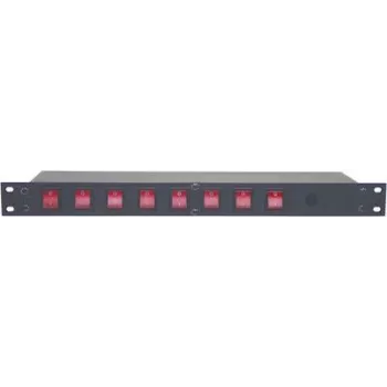 Power distribution board EUROLITE 19-inch 8× IEC C13 outlets model 70008277