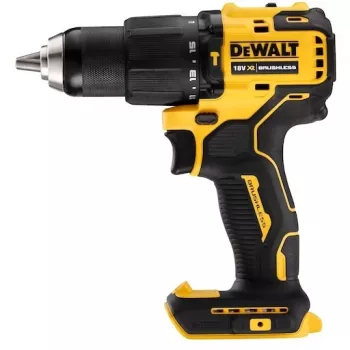 Cordless drill DeWALT DCD709N-XJ, brushless 18V, 2-speed, 1650 RPM, 65 N·m, keyless chuck 1.5–13 mm, 1.2 kg
