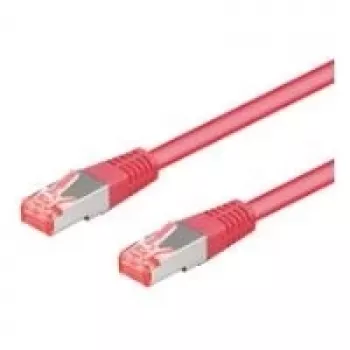 Wentronic Goobay CAT 6a Patch Cable, S/FTP (PiMF), Magenta, 2 m - LSZH Halogen-Free, Copper (93743)