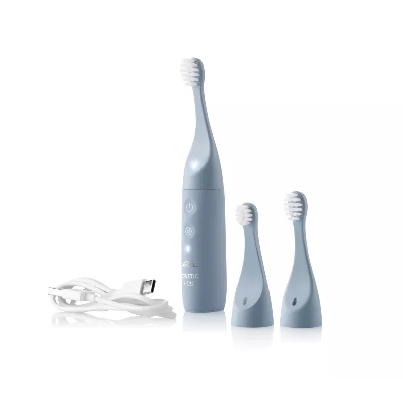 Child electric toothbrush ETA Sonetic Kids, blue — compact head, gentle cleaning