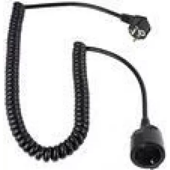 Power extension cable AS Schwabe 70425, 4 m, black
