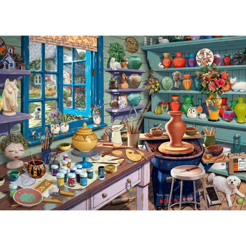 Steve Read: Secret Puzzles - artist studio (1000 Pieces)