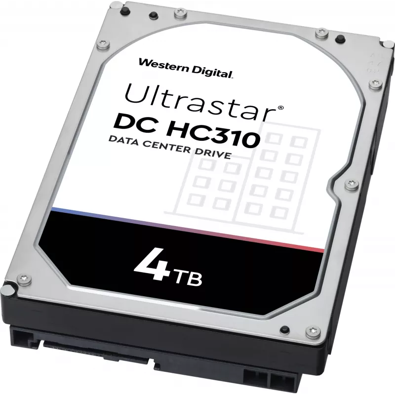 Western Digital Ultrastar DC HC310 4 TB 3.5 SATA III 7200 RPM 256 MB Hard Drive, HUS726T4TALE6L4