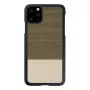 Smartphone case man and wood for iPhone 11 Pro Max — black, protective cover