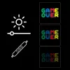 Neon sign MANTA SNL102MT — 'Game Over' style illuminated wall décor, plug-in LED neon effect