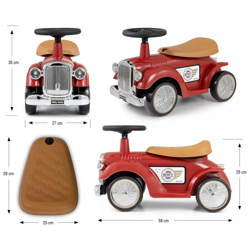 Ride-On Vehicle Royce burgundy
