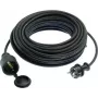 Extension cable AS Schwabe 60315, 16 A, black, 15 m