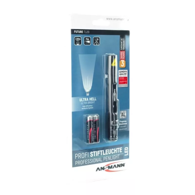 Ansmann Future T120 Black Pen flashlight LED