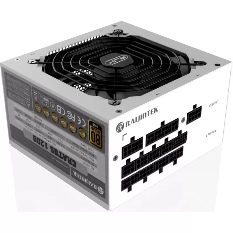 CRATOS 1200 WHITE, PC-Power Supply White, Cable-Management, 1200 Watt