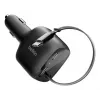 Belkin 75W 2-Port w Retractable USB-C Cbl Car - Cable (CCC001HQBK)