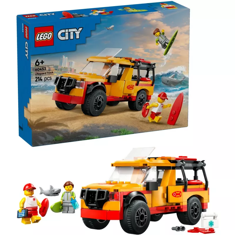 LEGO CITY 60453 Lifeguard Beach Rescue Truck