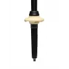 Trekking poles Black Diamond Trail Cork, adjustable 100–140 cm, aluminium, cork/EVA handle, 3-segment, green/beige