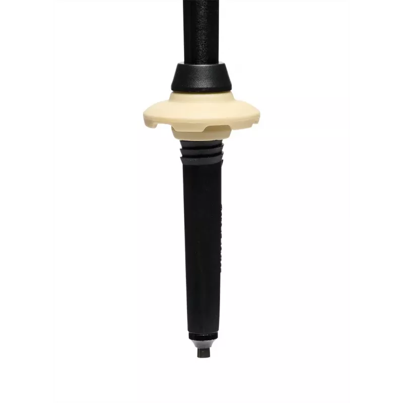 Trekking poles Black Diamond Trail Cork, adjustable 100–140 cm, aluminium, cork/EVA handle, 3-segment, green/beige