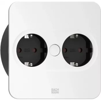 Socket outlet Bachmann 946.009 2 x Type F Stainless steel