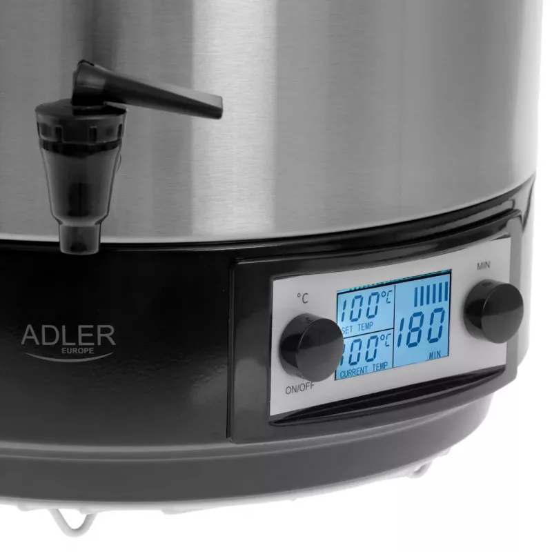 Preserving Boiler Adler AD 4496 28L 2600W Stainless Steel Black