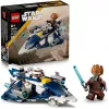 LEGO Microfighter Star Wars Plo Koon's Jedi Starfighter 75400 — 89 pieces, 1 minifigure, age 6+