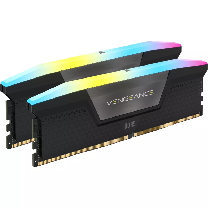 DIMM 48 GB DDR5-5600 (2x 24 GB) Dual-Kit (schwarz, CMH48GX5M2B5600C40, Vengeance RGB, INTEL XMP)