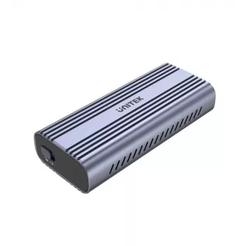 SSD enclosure Unitek SolidForce Reefer Grey — M.2 NVMe PCIe, USB‑C 10 Gbit/s, aluminium, 1 drive