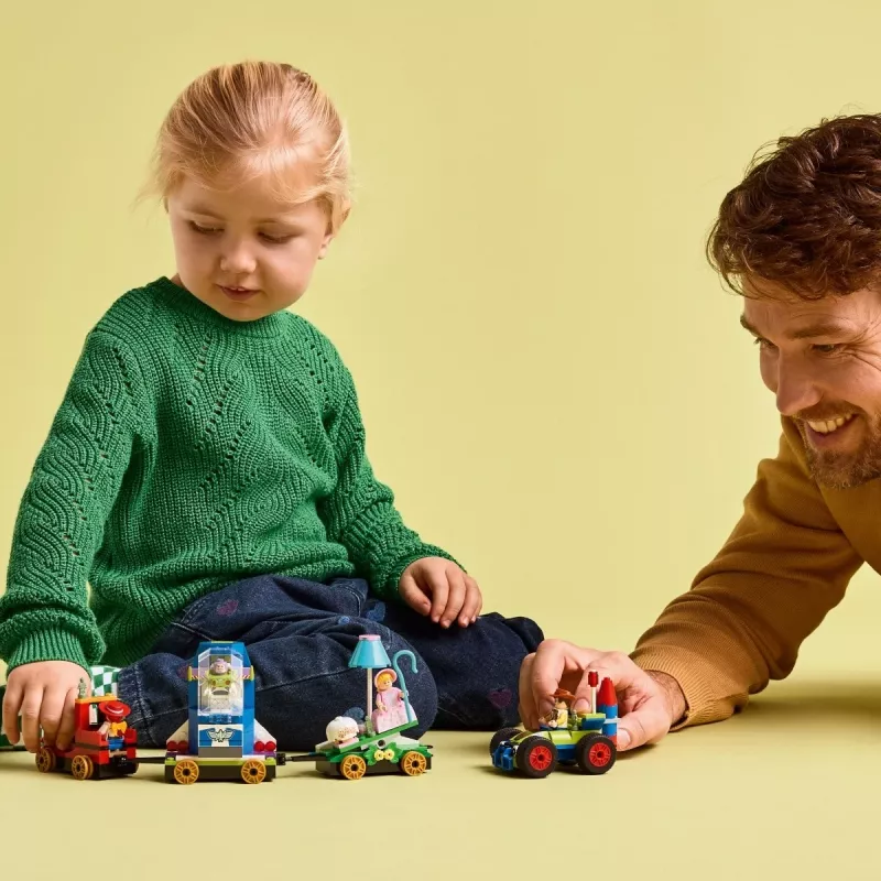 LEGO Disney Toy Story Celebration Train and RC Car set 43264 — 206 pieces, 4 minifigures, age 4+