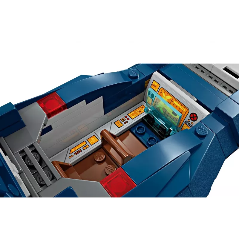 Construction Toy LEGO Marvel Super Heroes X-Jet 76281 with 5 minifigures