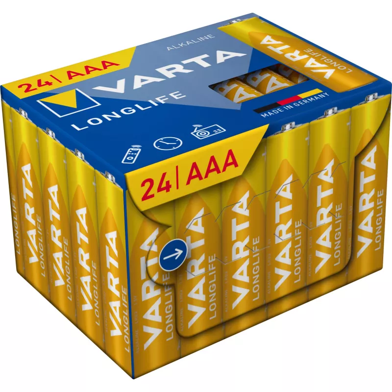 Longlife Batterie LR03 Box, AAA (Micro) (24 Stck)
