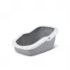 Open litter box Savic Aseo Grey White 560×390×275 mm for cats, plastic, 2 kg