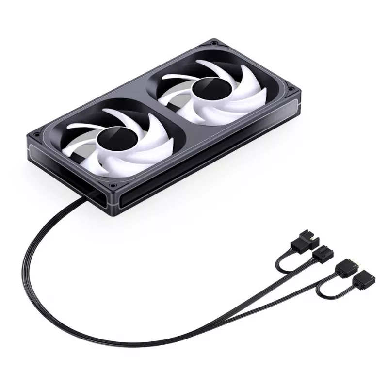 Cooling fan Jonsbo ZB-240 240mm ARGB PWM black — Infinity Mirror design