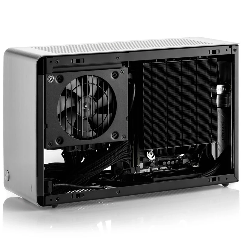 DAN Cases A4-SFX V4.1 - black + Alpenföhn Black Ridge - 120mm
