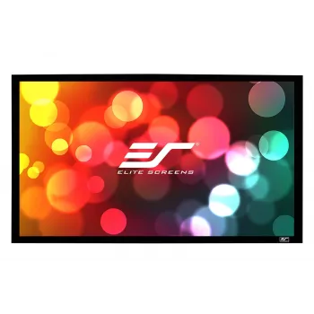 Elite Screens | SableFrame Series | ER100WH1 | Diagonal 100 inch | 16:9 | Viewable screen width (W) 221 cm | Black
