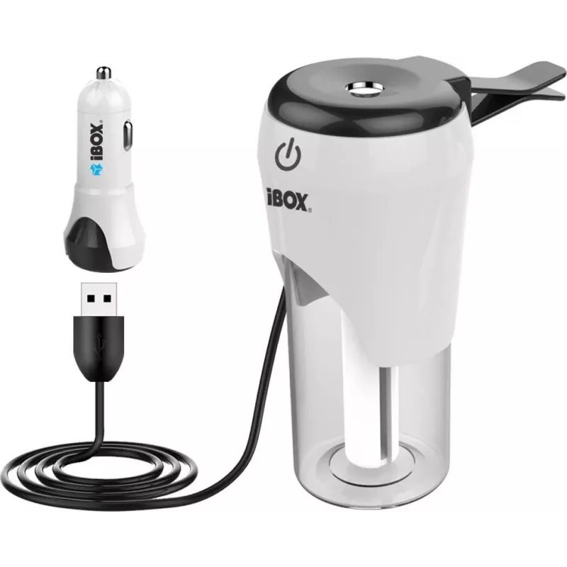 iBox ICCH-01 Car USB Charger with Air Humidifier and Aroma Diffuser