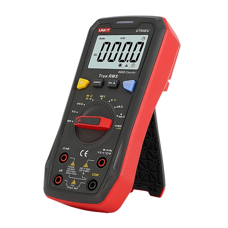 Digital multimeter Unit UT60EU TRMS, CAT II 1000V / CAT III 600V, handheld measuring instrument