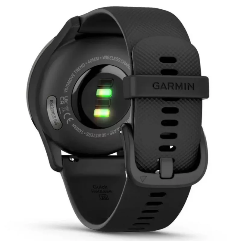 Garmin vivomove Trend LCD 40 mm Hybrid 254 x 346 pixels Touchscreen Black GPS (satellite)