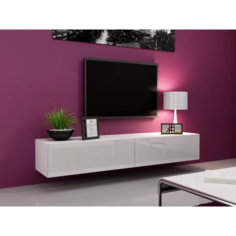 Cama TV Stand VIGO '180' 30/180/40 white/white gloss