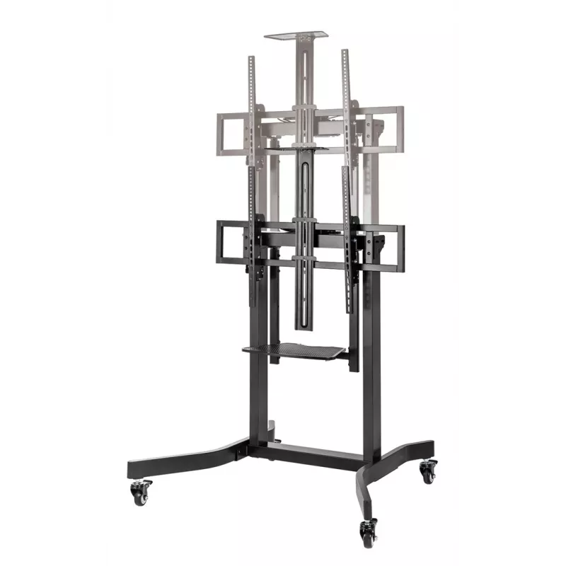 GEMBIRD Motorized height adjustable TV floor stand with caster wheels 55-100inch