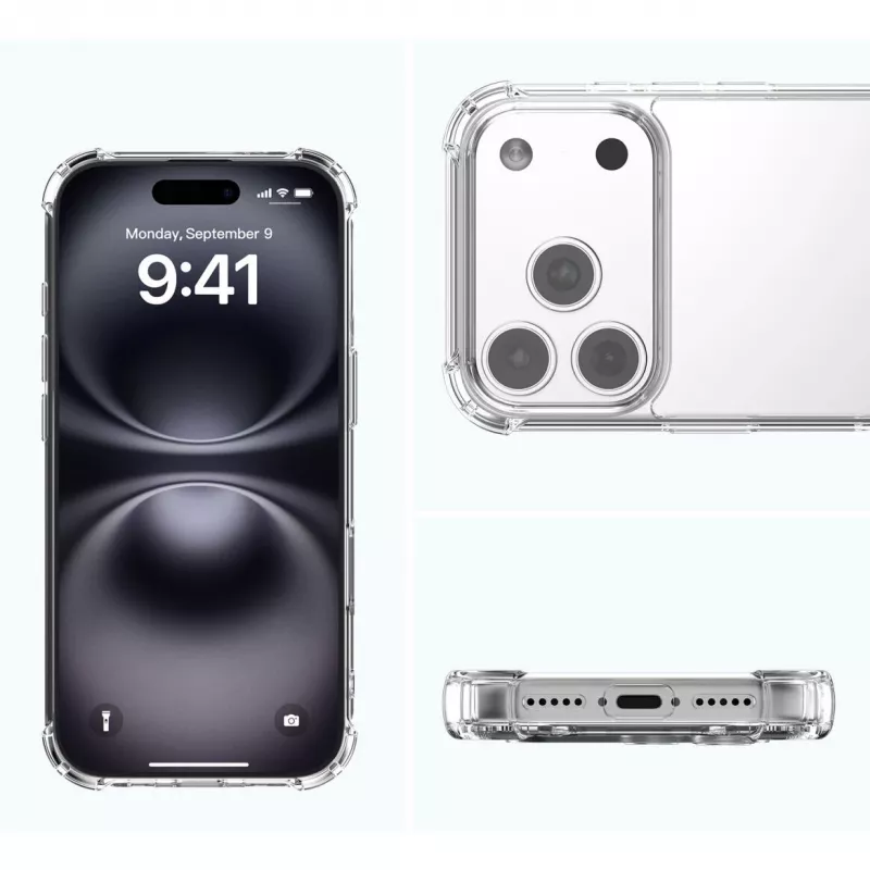 Border Case 4smarts Ibiza for Apple iPhone 17 Pro Max 17.5 cm Transparent