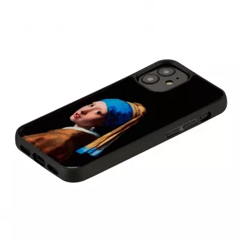 Protective iKins case for Apple iPhone 12 mini — design: Girl with a Pearl Earring