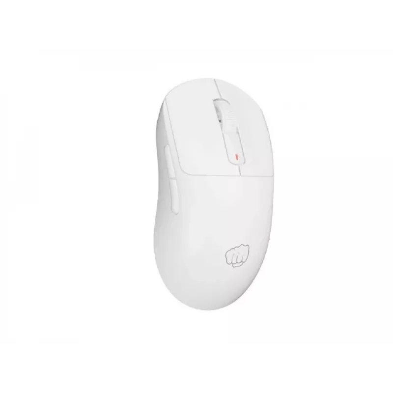 Wireless mouse Fury Tanto T4 — 12000 DPI, white, customizable buttons, ergonomic