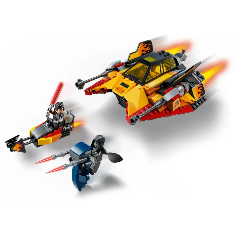 LEGO Star Wars Flame Speeder 75414 snow vehicle set — 349 pieces, 3 minifigures, age 7+