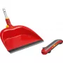 Dustpan WOLF-Garten BK-M 25 cm red/grey — outdoor garden dustpan, compact 25cm wide