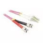 LWL-2-Fiber-Patchk. 1.0mtr.LC-ST - 50/125um - OM4 - AD=3mm - Synergy 21