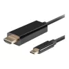 Lanberg USB-C to HDMI Cable, 0.5 m 4K/60Hz, Black | Lanberg | USB-C to HDMI Cable | CA-CMHD-10CU-0005-BK | 0.5 m