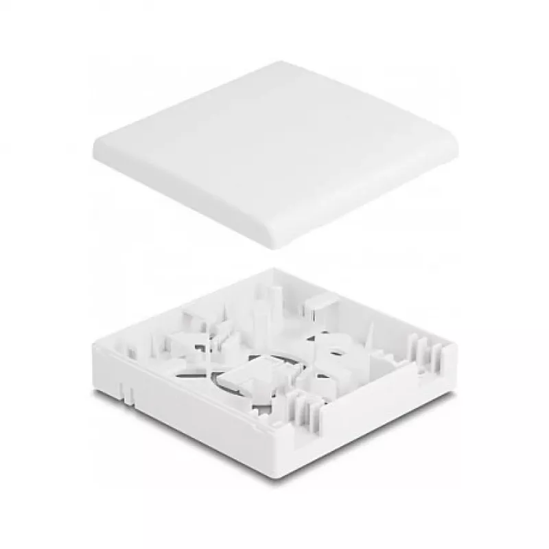 DeLOCK Optical Fiber Connection Box 2 x SC Simplex LC Duplex White