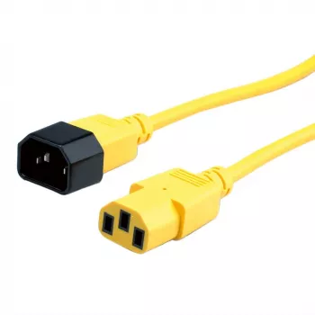 ROLINE 19.08.1532 Power Cable Yellow 3 m IEC 320 (19.08.1532)