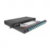 Fibre optic splice enclosure DeLOCK 67004 Black Metal 482x220x44mm