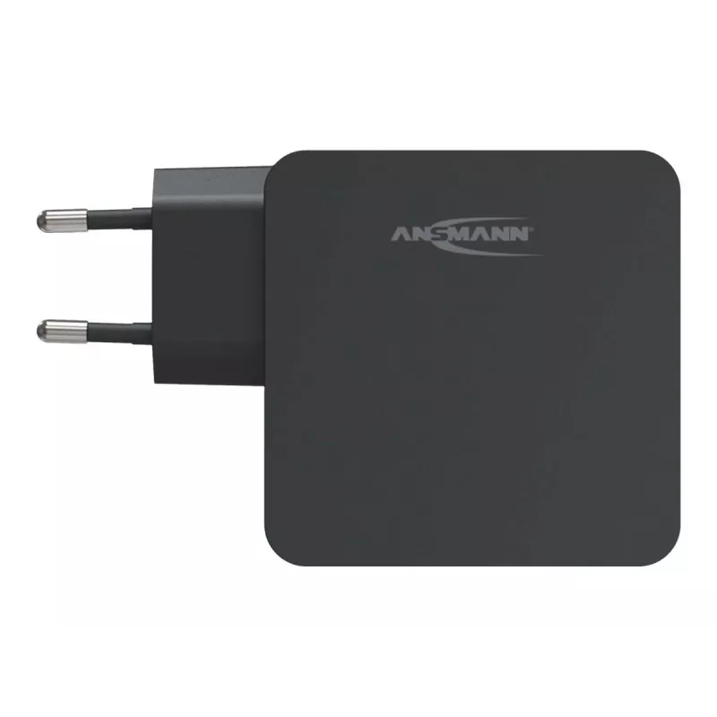 ANSMANN 247PD - Power Supply - 45 Watt - 4700 mA - PD, QC 3.0 - 2 Output Ports (USB, USB-C) - Black (1001-0095)