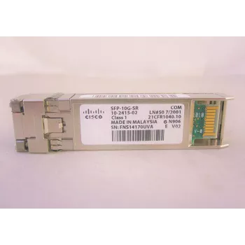 Optical transceiver module Cisco 10GBASE-SR SFP 10 Gbps for multimode fiber