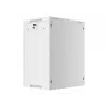 Lanberg WF01-6415-10S 15U 19 inch Wall-Mount Rack Cabinet, 600x450mm, Grey, Tempered Glass Door, IP20, 60kg Load