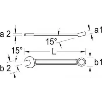 Combination Wrench Gedore 6100970