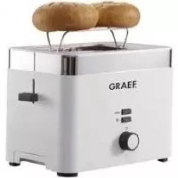 Graef TO 61 - Toaster - 2-slice - 2-slot - Noble White