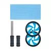 REBEL ACTIVE Double wheel, roller for abdominal exercises AB Wheel
